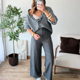 Pantalon tailleur gris