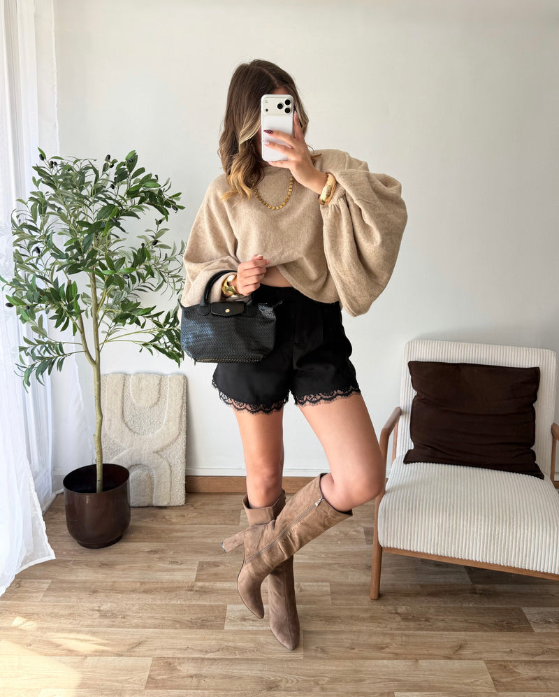 Pull Alba beige
