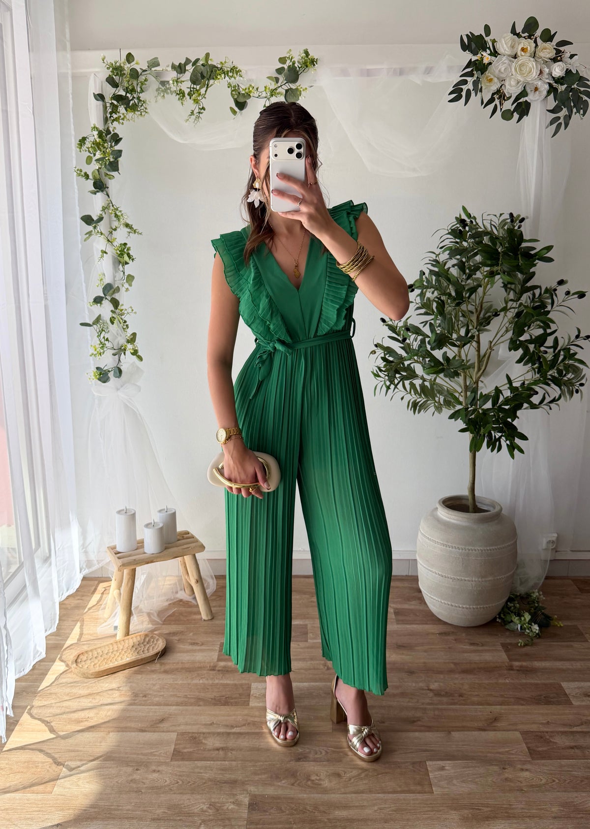 Combinaison Lylou verte