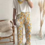 Pantalon plissé citron 🇮🇹