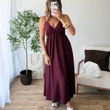 Robe clous prune