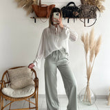 Pantalon Crystal vert d’eau
