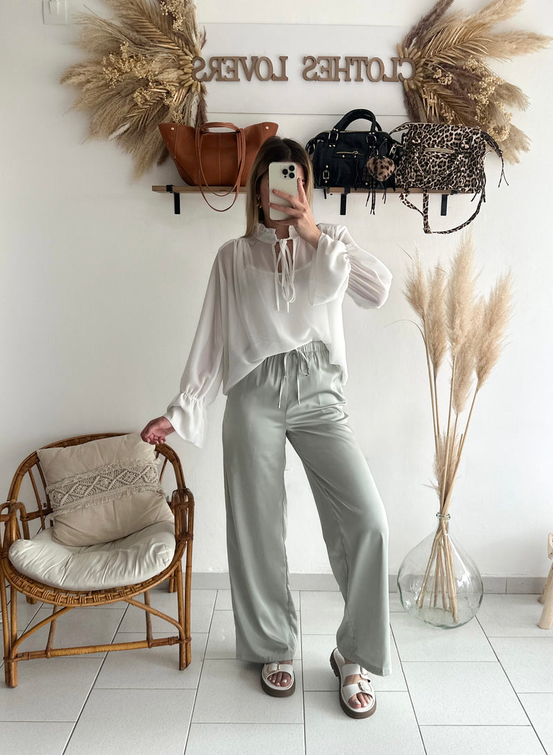 Pantalon Crystal vert d’eau