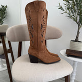 Santiags Mina camel