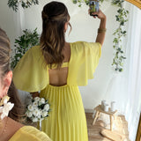 Robe Cléa jaune