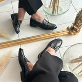 Mocassins cloutés