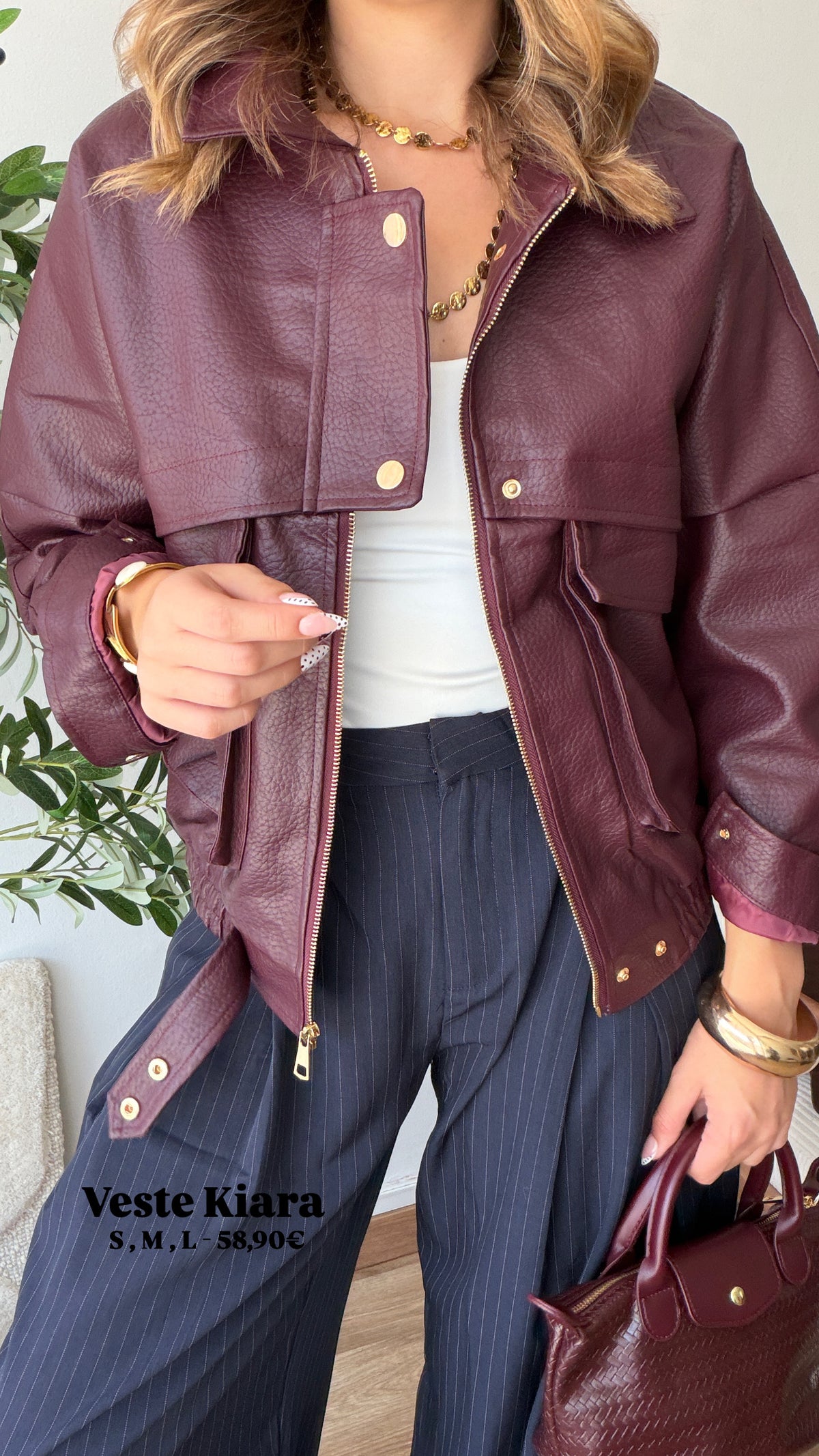 PRECOMMANDE Veste Kiara ( expédition dans 1 semaine )