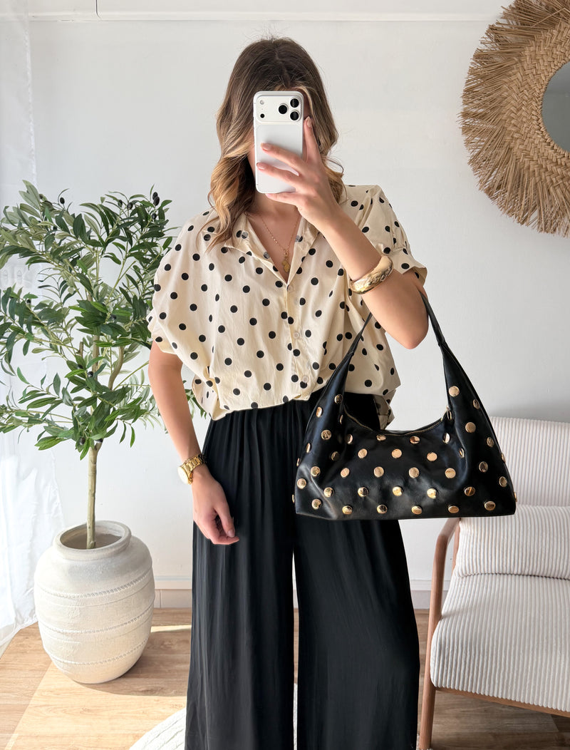 Chemise pois oversize