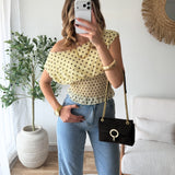 Top Billie jaune