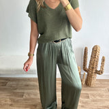 Pantalon Lina kaki 🇮🇹