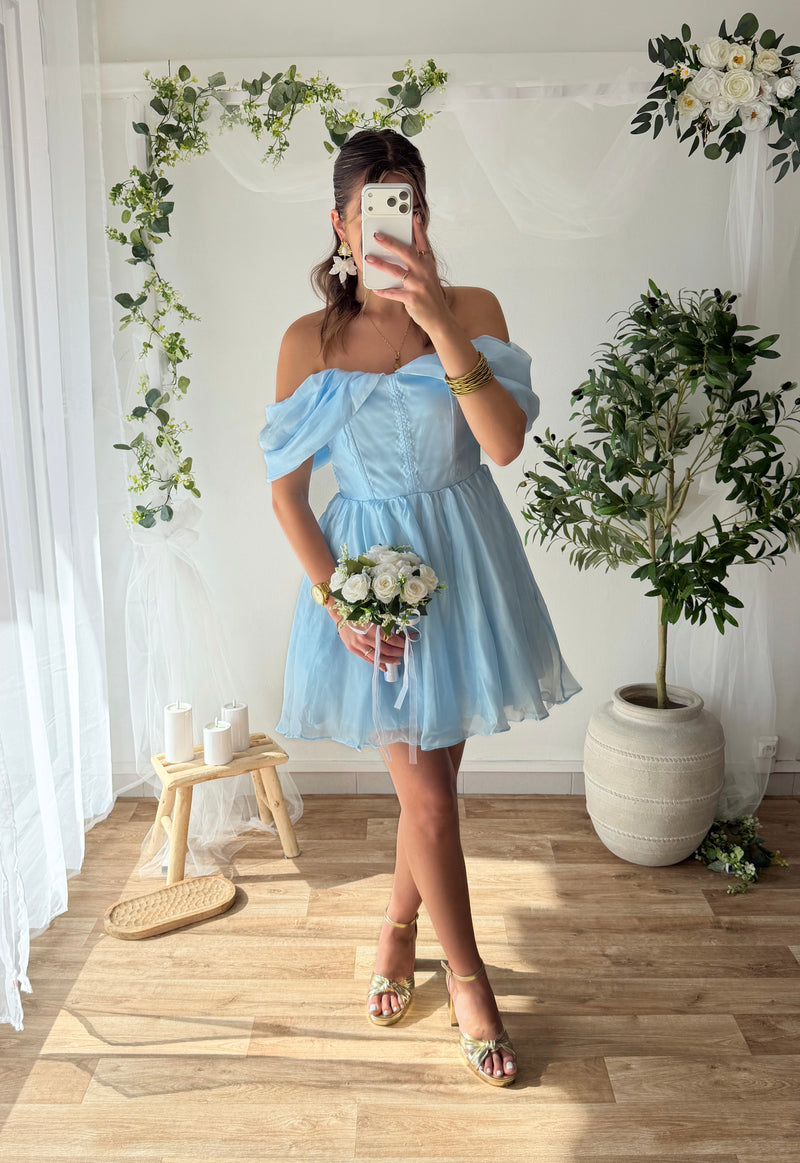 Robe Sandra bleu