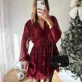 PRÉCOMMANDE Robe Donia bordeaux ( expédition à partir du 6 décembre )