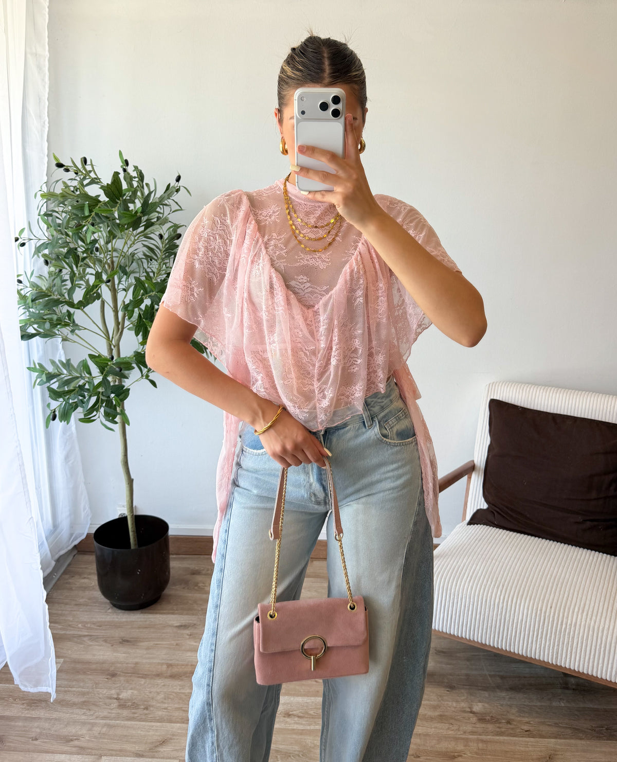 Blouse Lolia rose