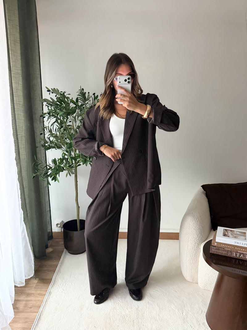 Blazer Zoé choco