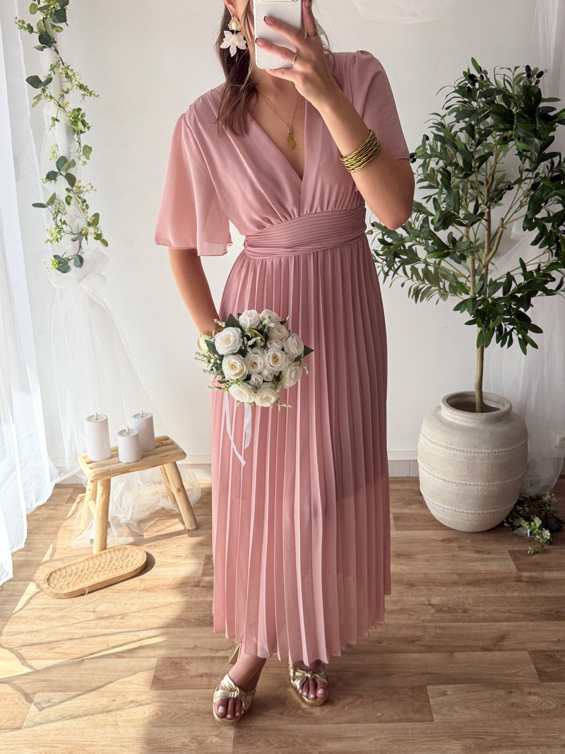 Robe Lucile rose