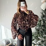 Blouse leopardo