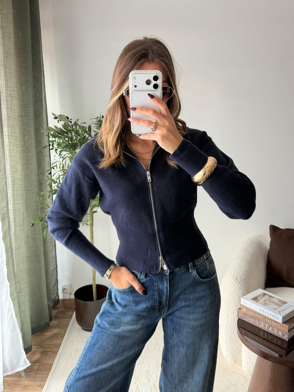 Gilet Nelly bleu