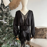 Combishort avec dentelle