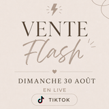 Acompte live - vente flash