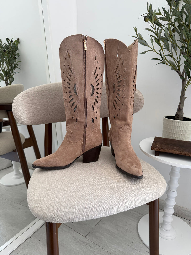 Santiags Mina beige