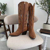 Santiags Mina camel