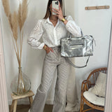 Pantalon à rayures Thelma