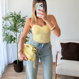 PRÉCOMMANDE Top à coques jaune