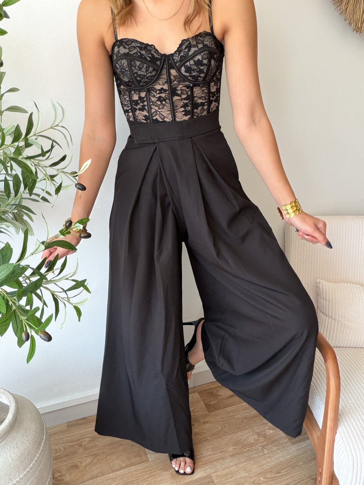 Pantalon scratch noir