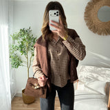 Chemise à carreaux