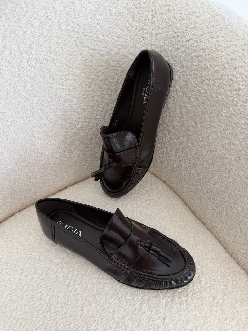 Mocassins amandine choco