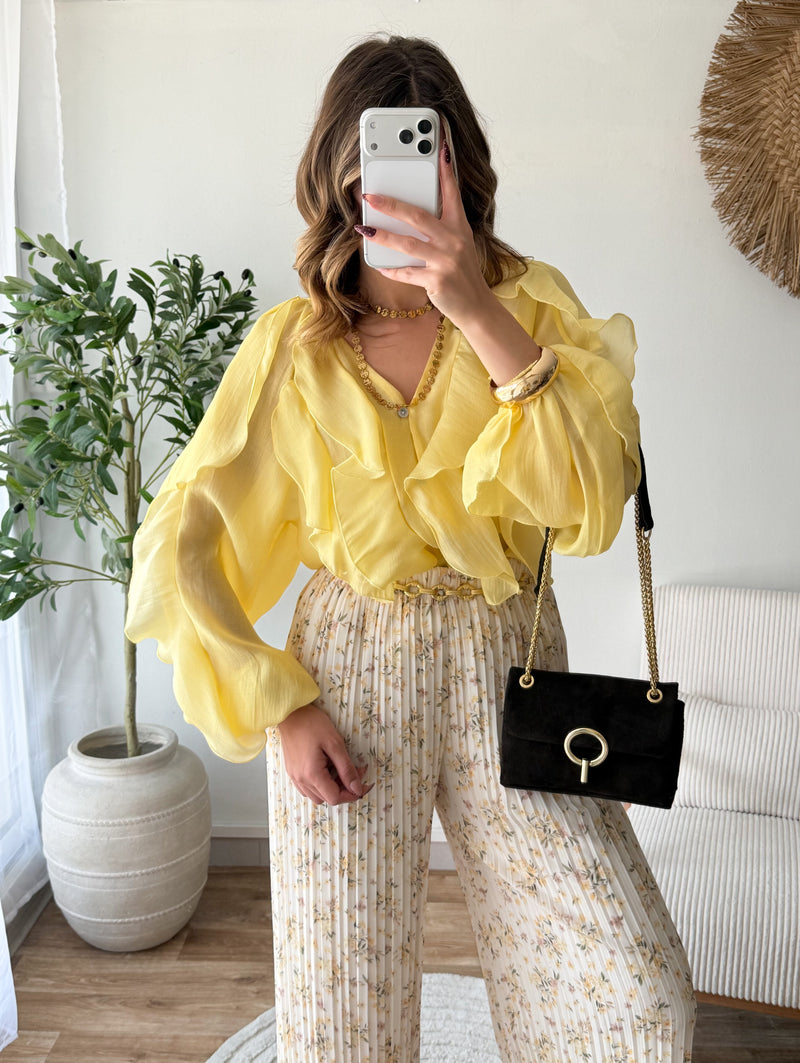 Blouse Amira jaune