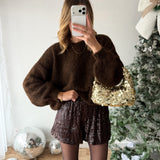 Pull Sindy chocolat