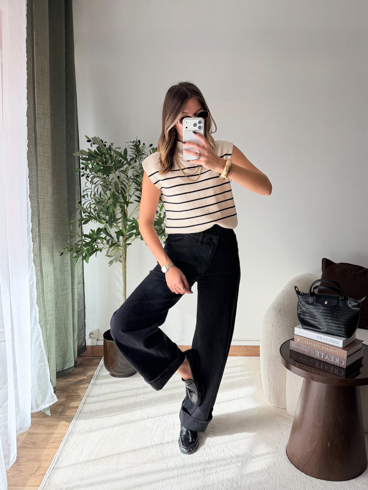 Pull Lise beige
