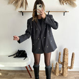 PRÉCOMMANDE Blazer Heart gris