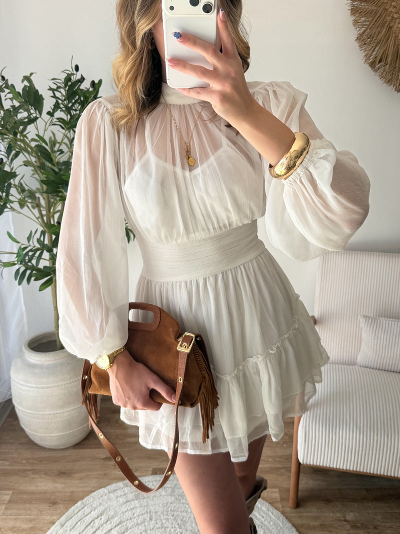 Robe Agathe blanche