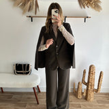 Blazer cape Romane