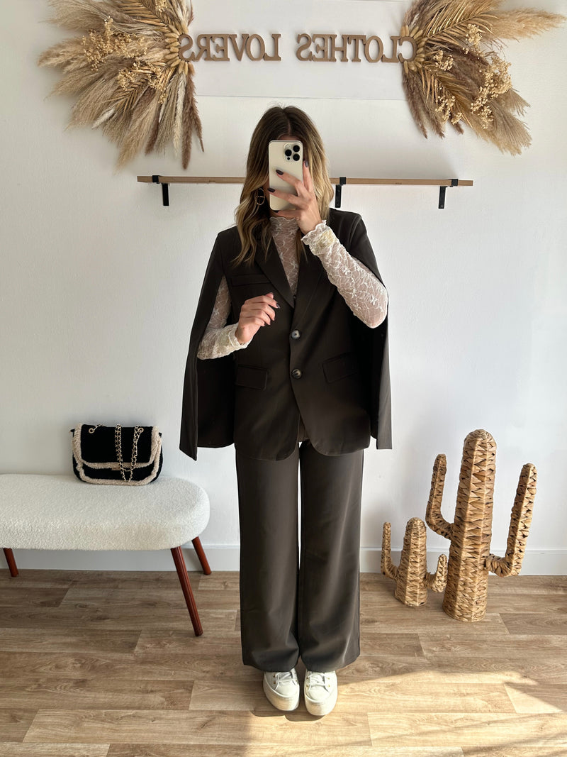 Blazer cape Romane