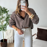 Gilet rive gauche choco