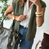 Gilet sans manches kaki