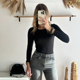 Body manches longues noir