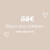 Blazer avec ceinture