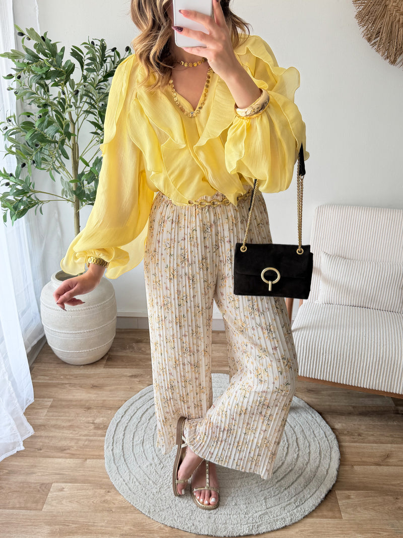 Blouse Amira jaune