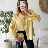 Chemise soleil jaune