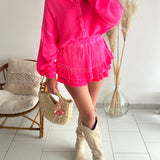 Jupe short Aline rose 🇮🇹