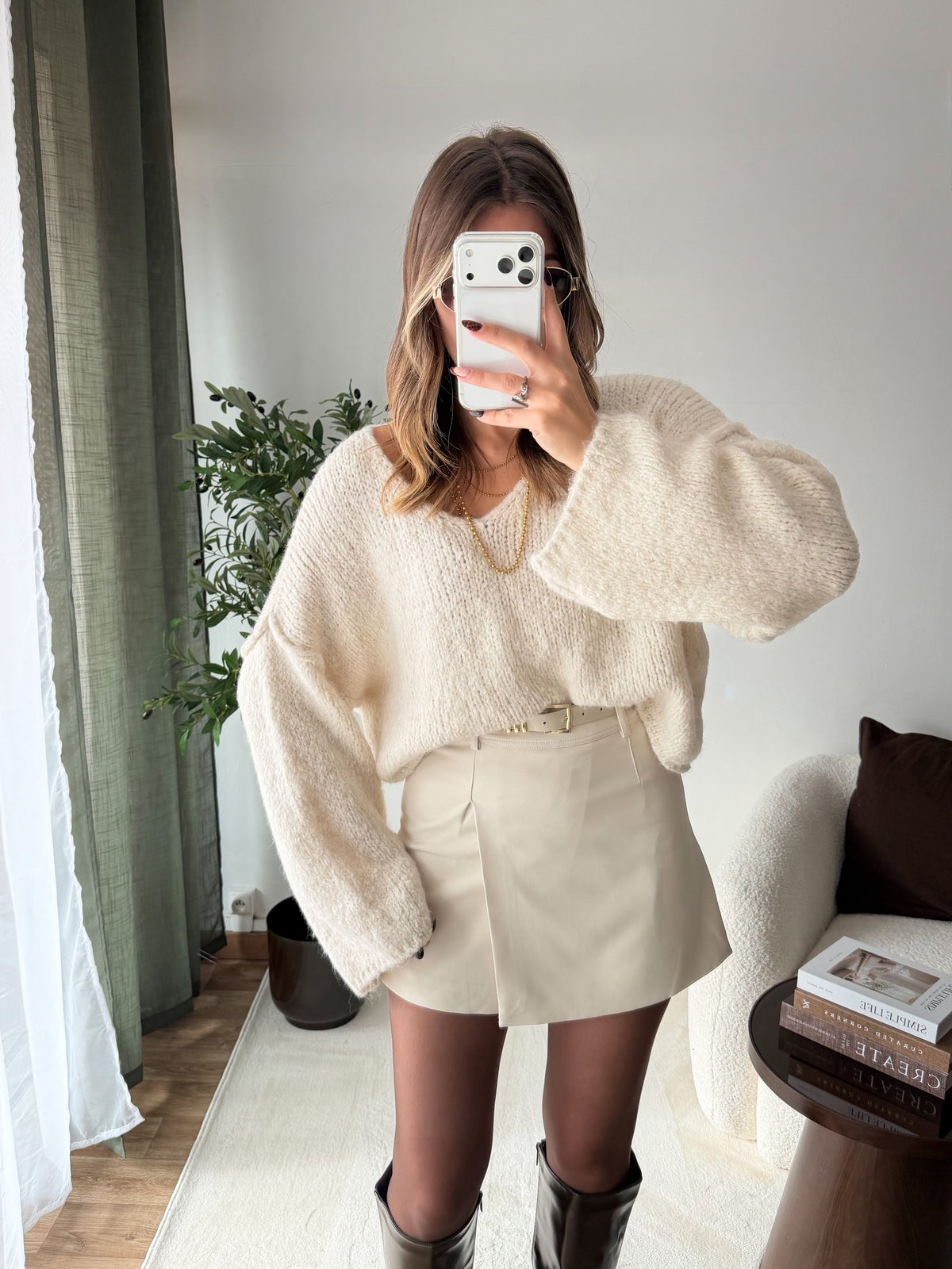 Pull Yris crème