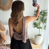 Top Diandra taupe