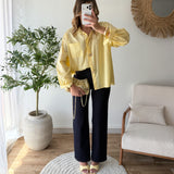 Chemise soleil jaune