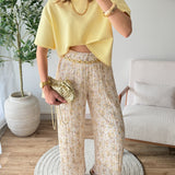 Pantalon Malyna jaune