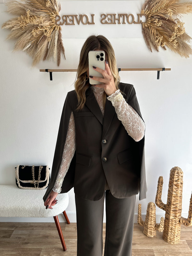 Blazer cape Romane