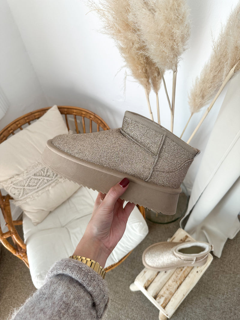 Boots à paillettes